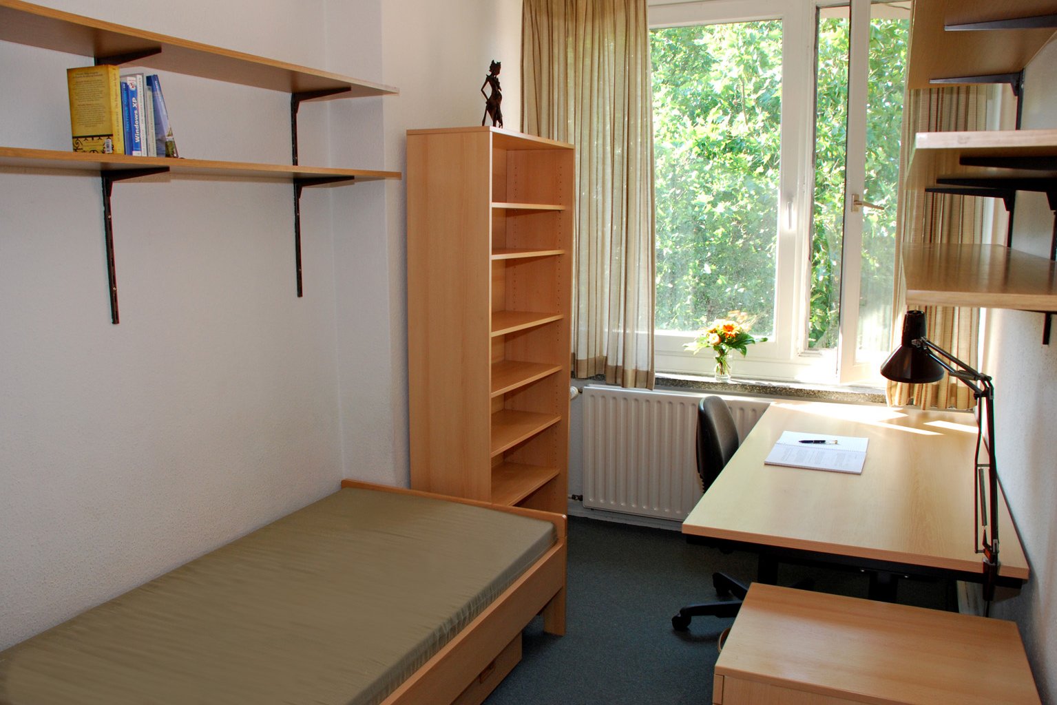 Beispielzimmer in der Wohnanlage Grindelallee