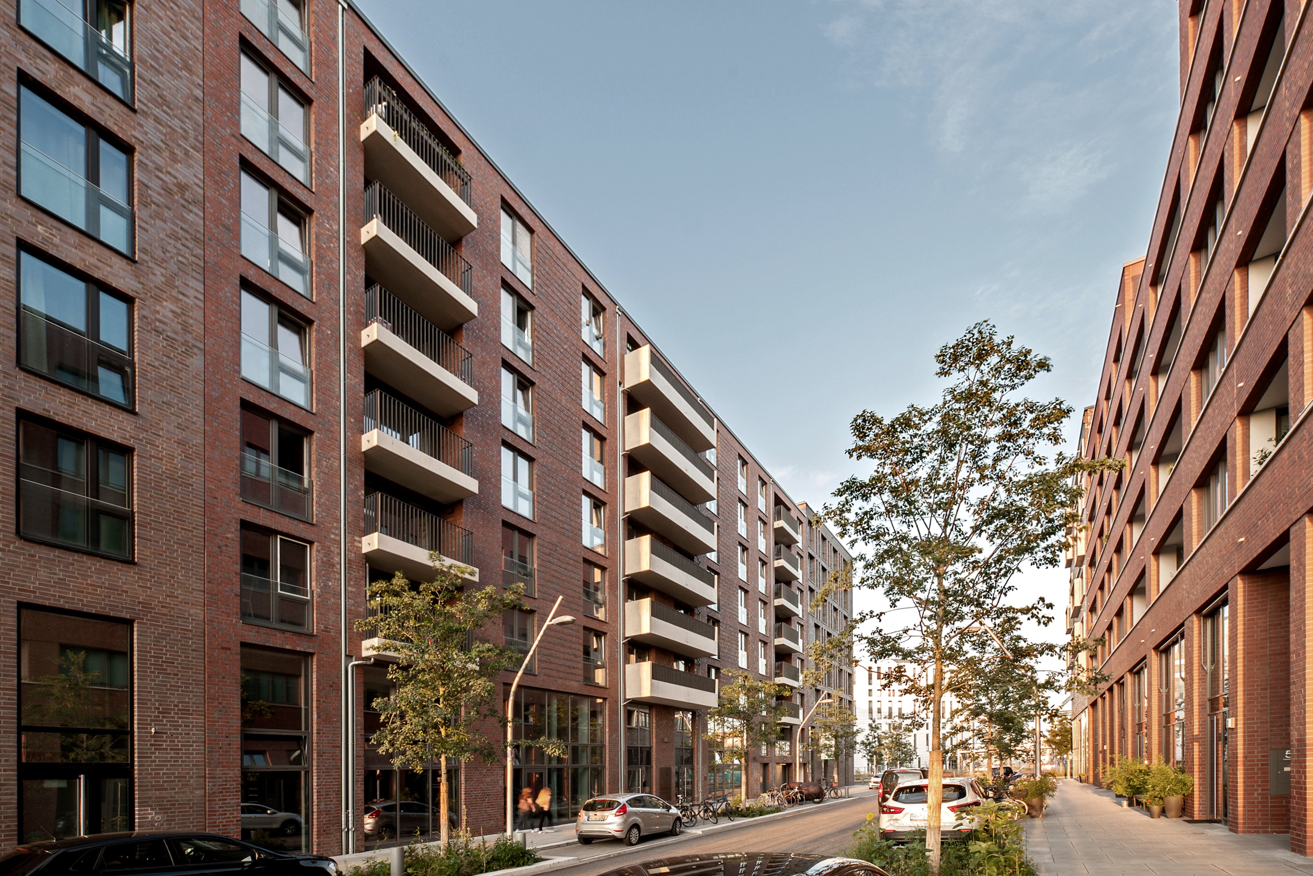 Außenansicht der Wohnanlage Helmut-Schmidt-Studierendenhaus