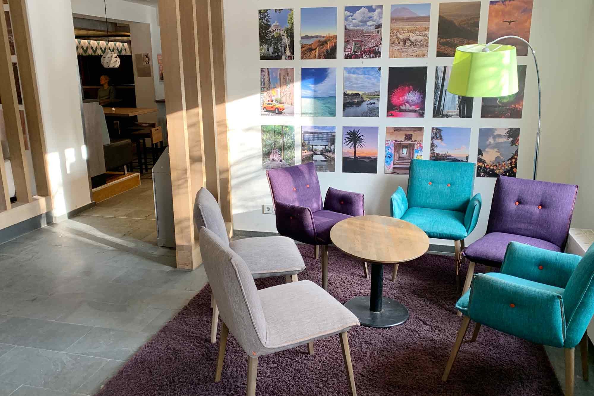 Sitzecke im Café Bucerius Law School