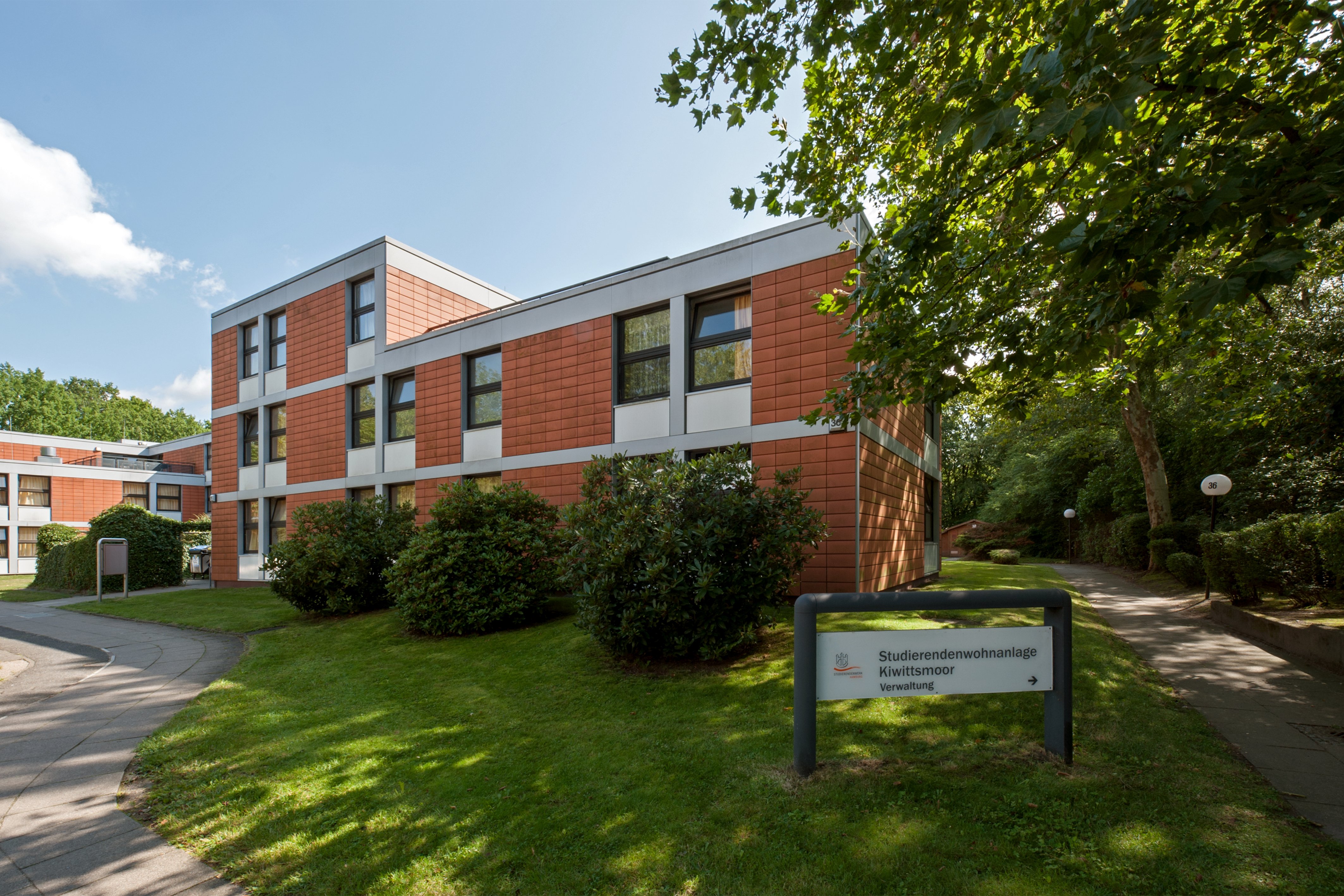 Außenansicht der Wohnanlage Kiwittsmoor