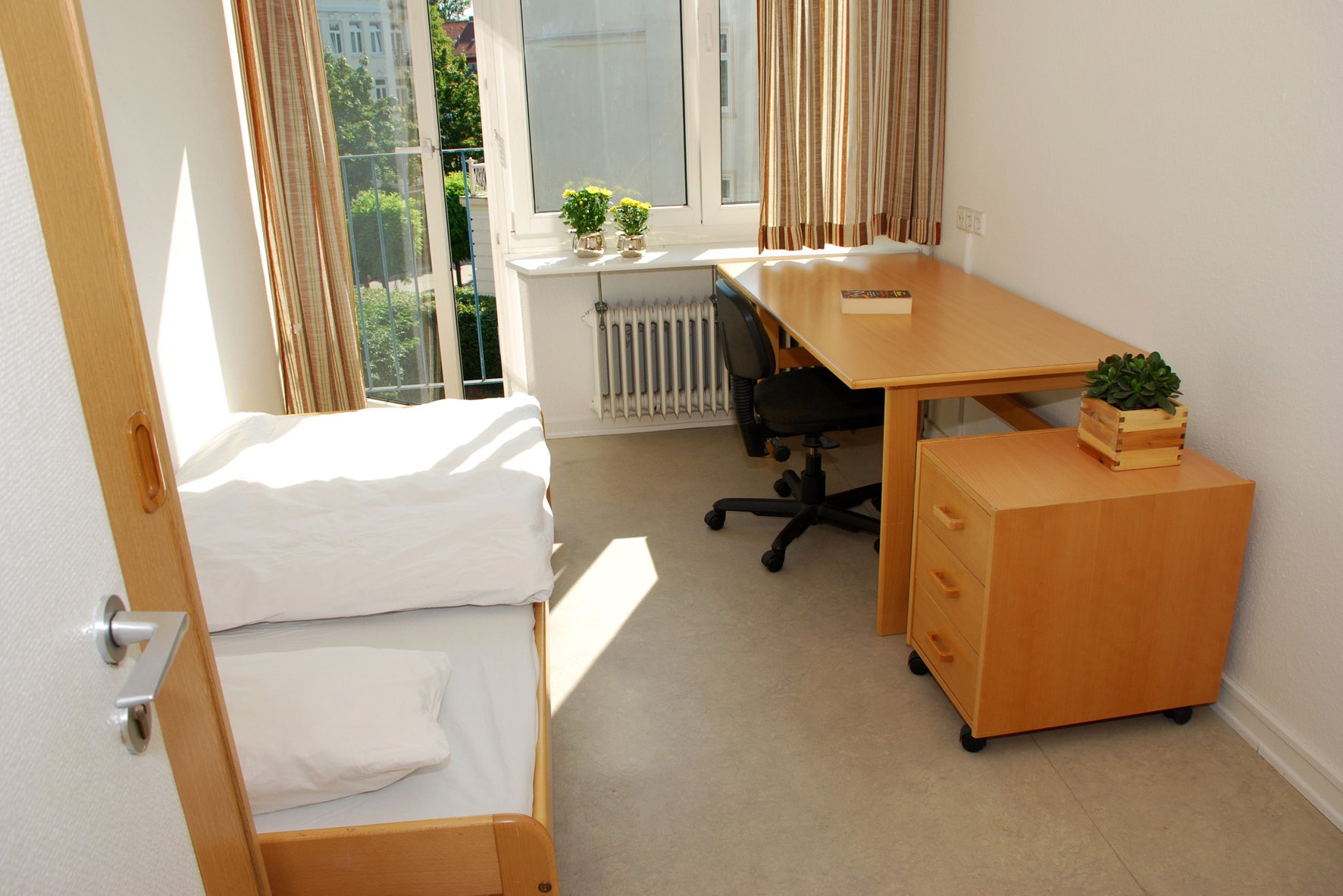 Beispielzimmer in der Wohnanlage Unnastraße