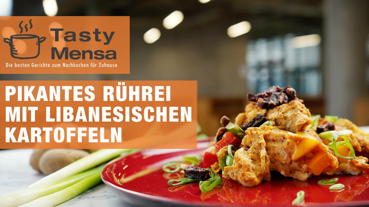 Pikantes Rührei mit Libanesischen Kartoffeln Pikantes Rührei mit Libanesischen Kartoffeln