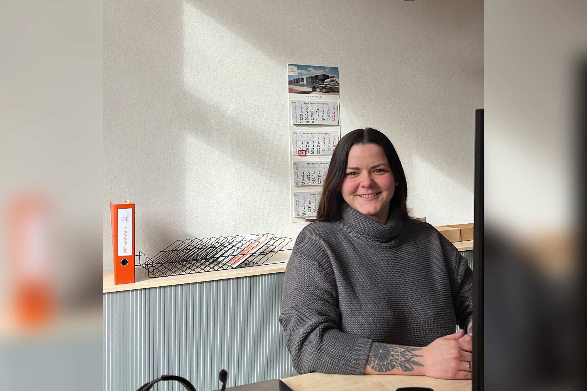 Auszubildende im Büro