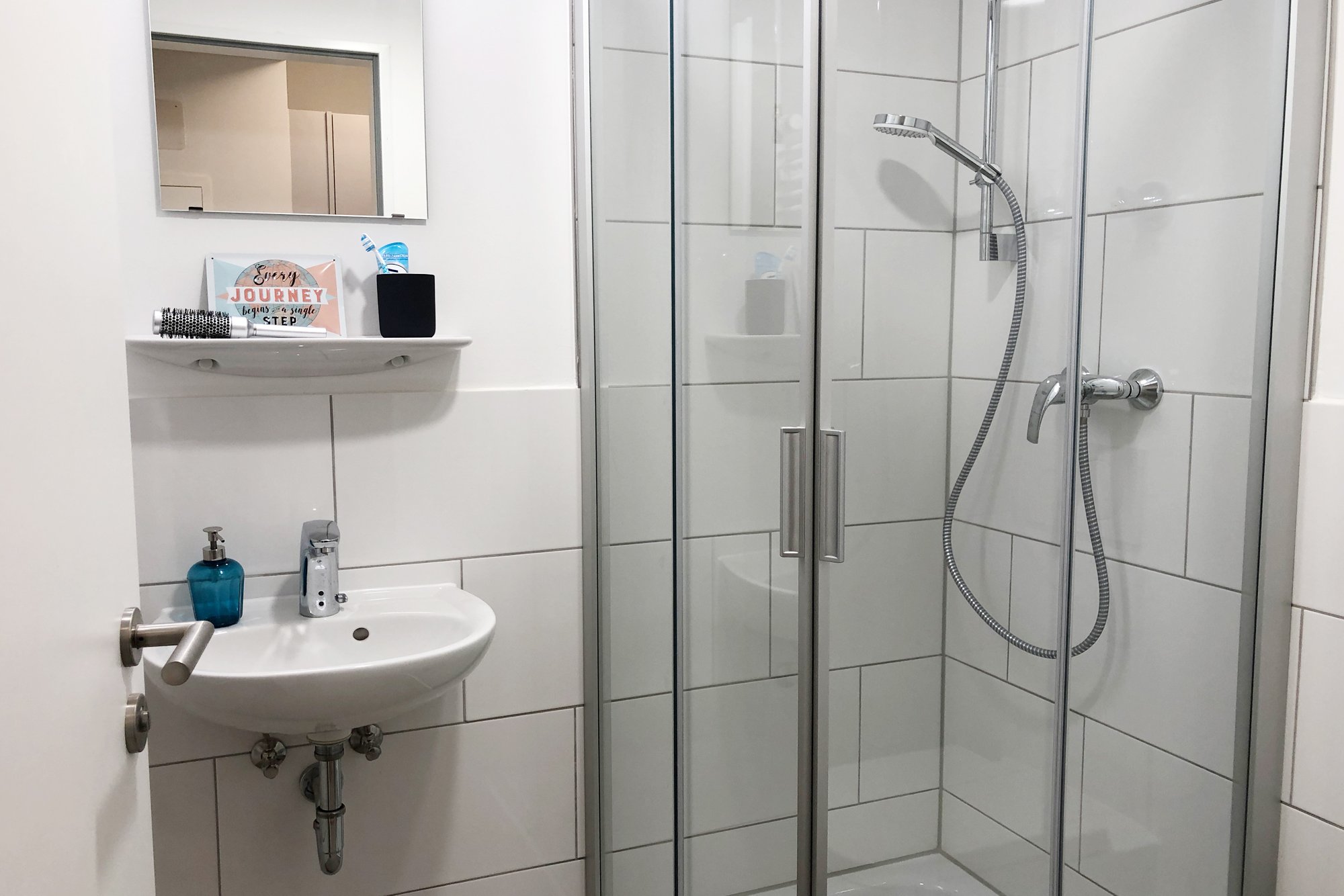 Badezimmer in der Wohnanlage Esther-Bejarano-Haus