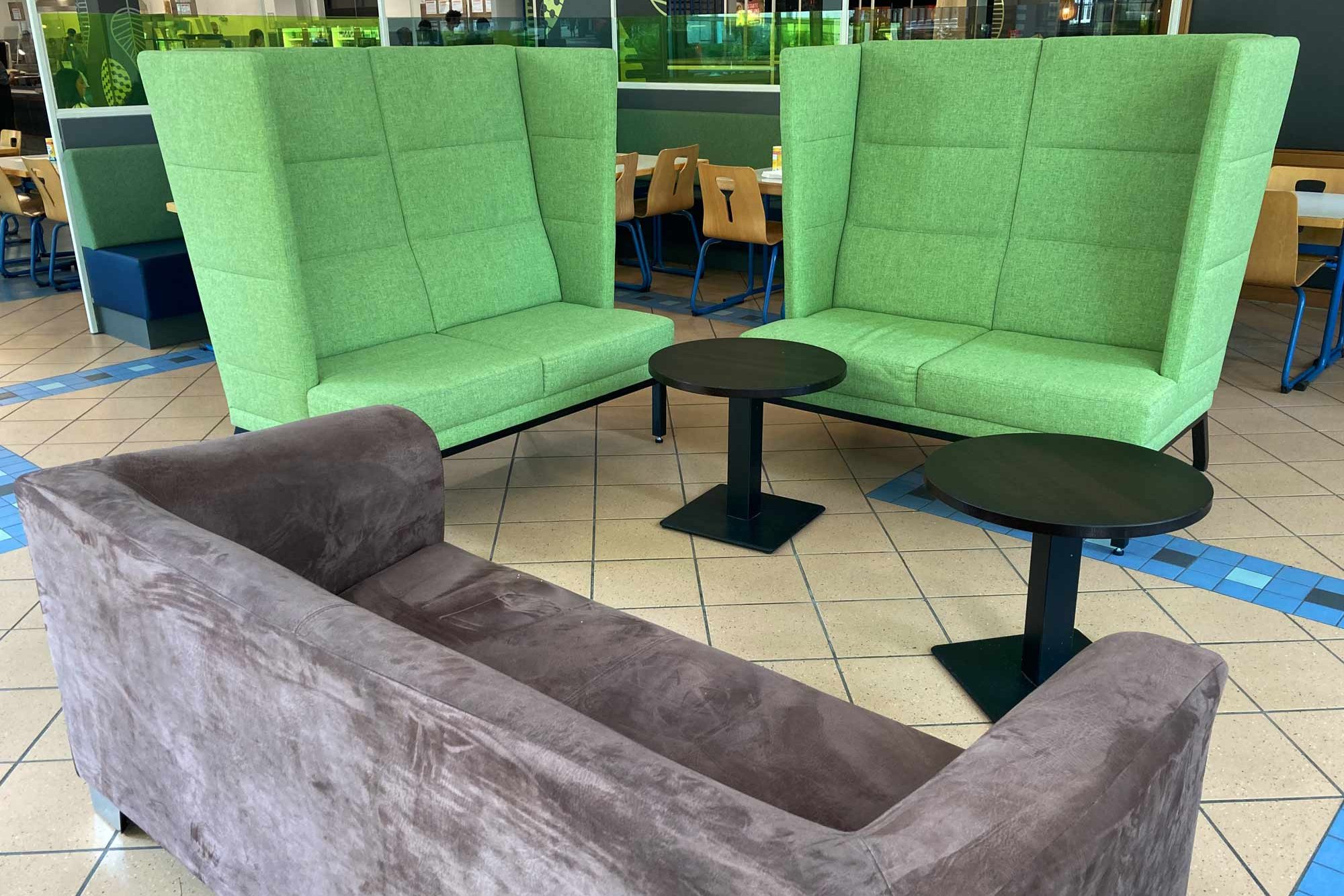 Cozy seating area Cafeteria Blattwerk
