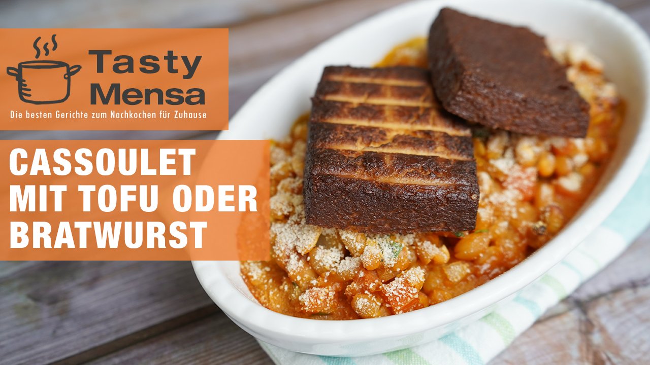 Cassoulet mit grober Bratwurst oder Räuchertofu Cassoulet mit grober Bratwurst oder Räuchertofu