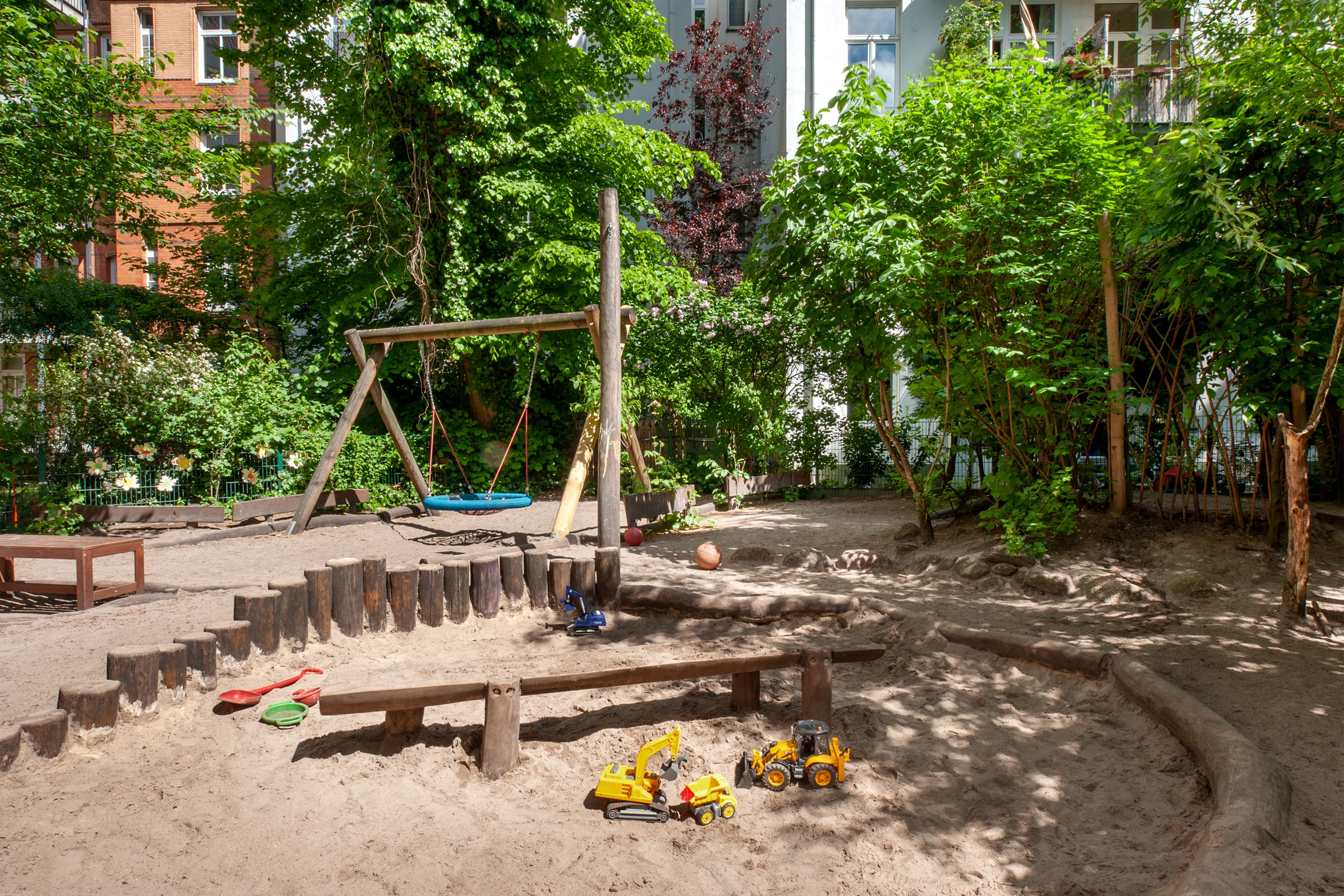 Spielplatz der Kita Bornstraße
