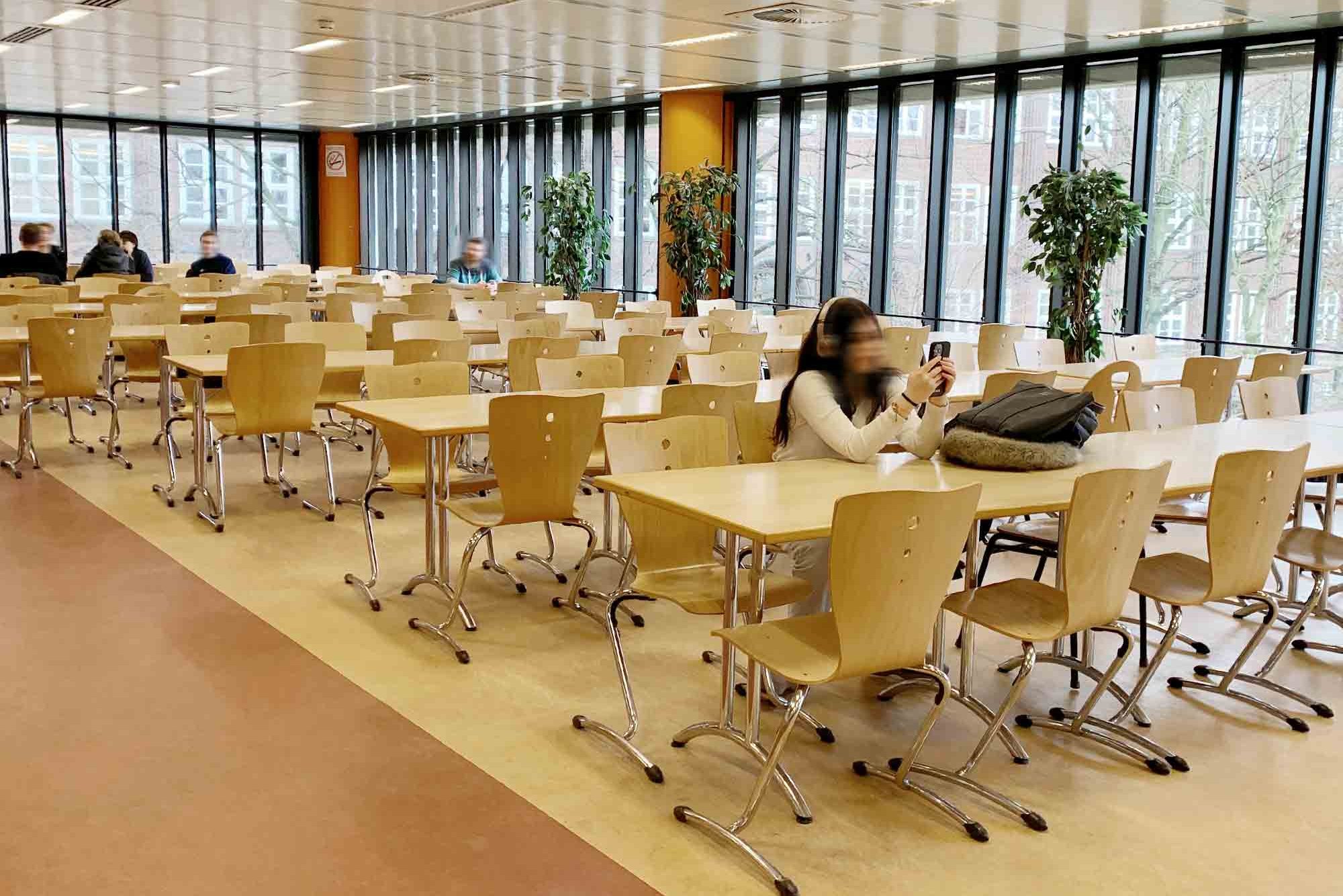 Gastraum der Mensa Berliner Tor