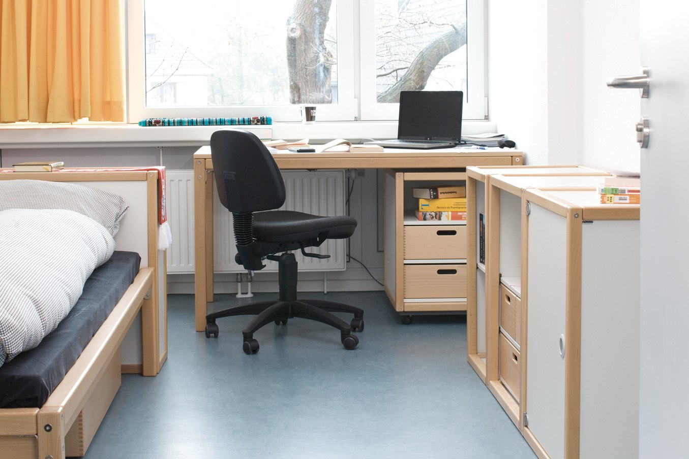 Beispielzimmer in der Wohnanlage Hagenbeckstraße