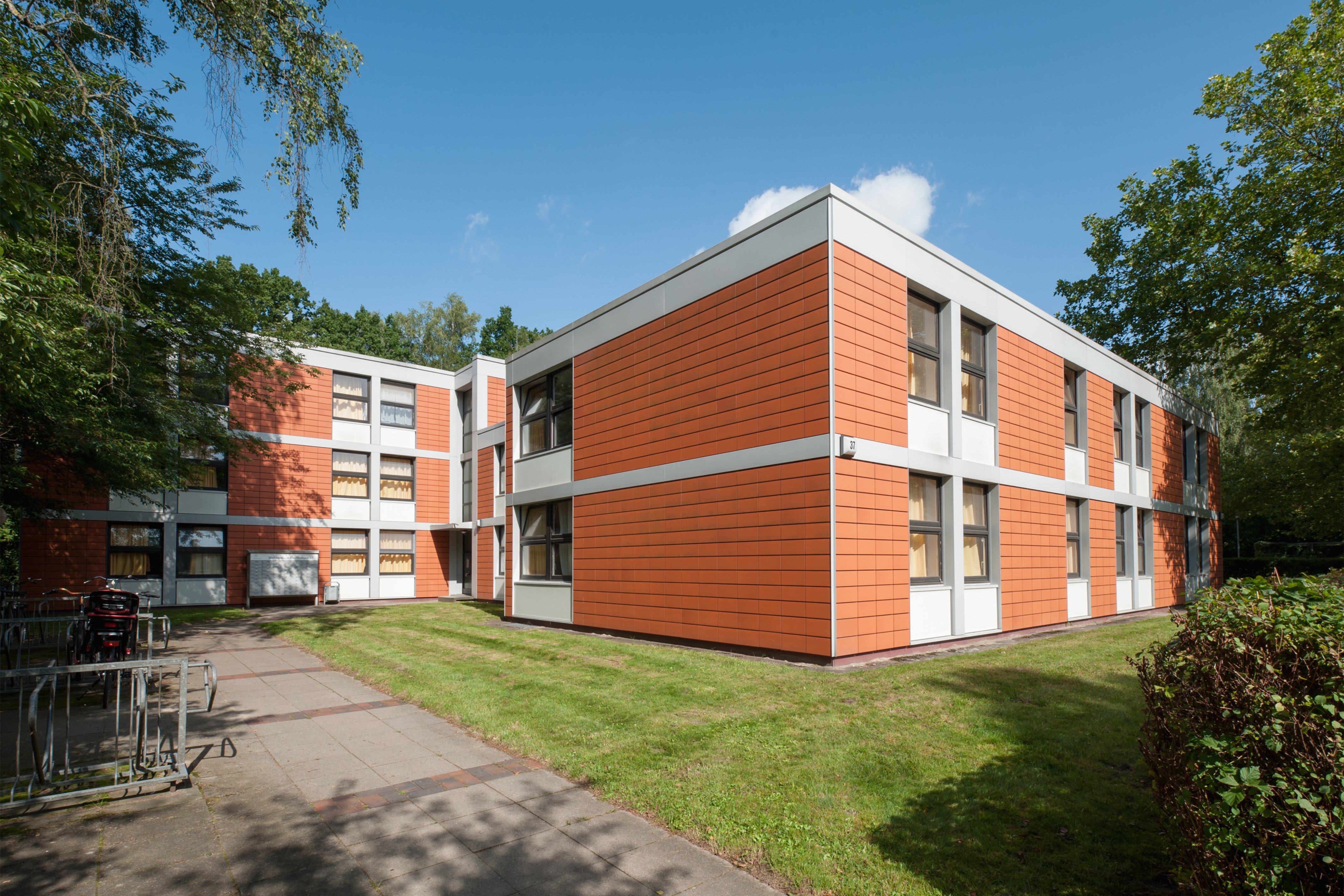 Außenansicht Wohnanlage Kiwittsmoor