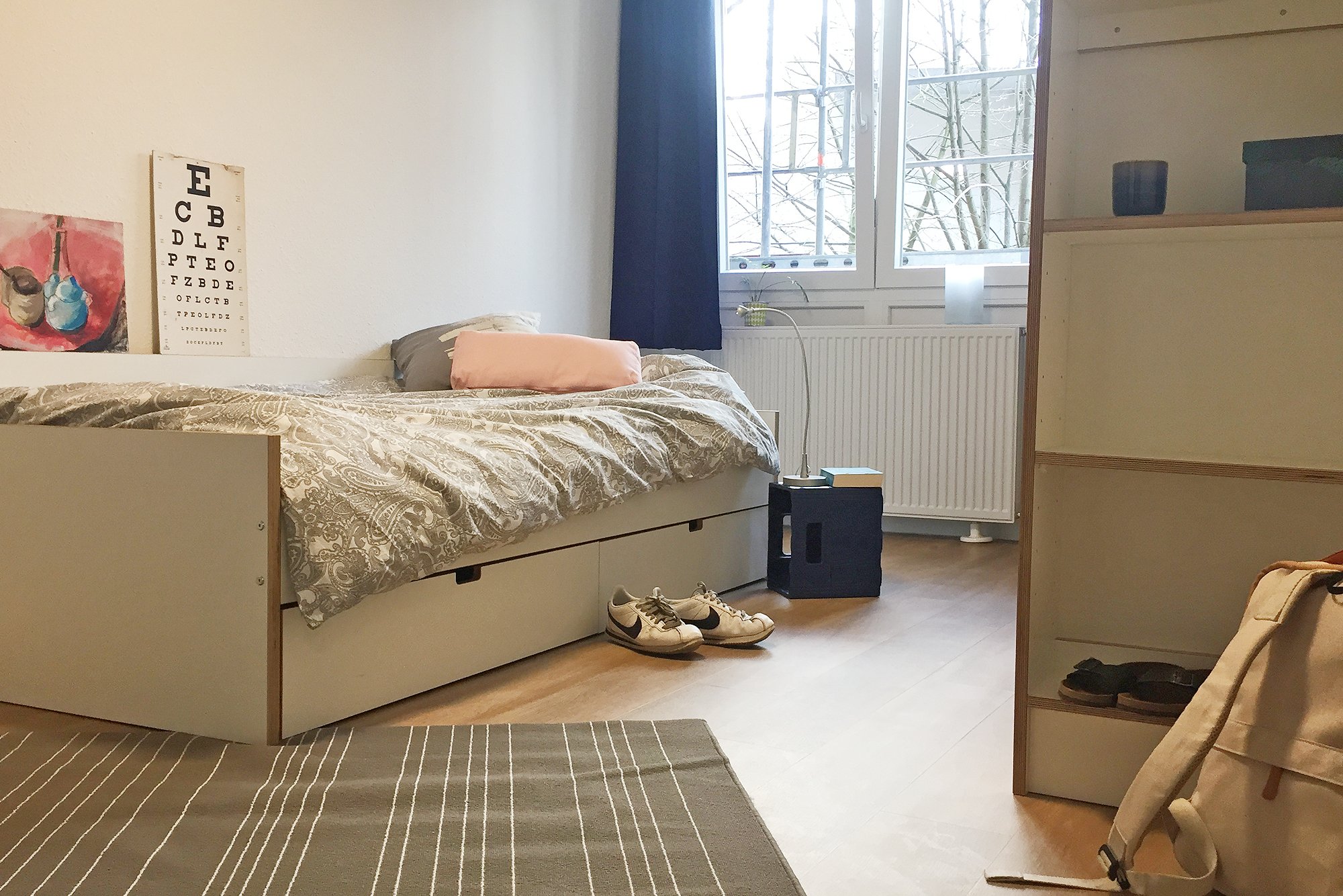 Beispielzimmer in der Wohnanlage Lokstedt