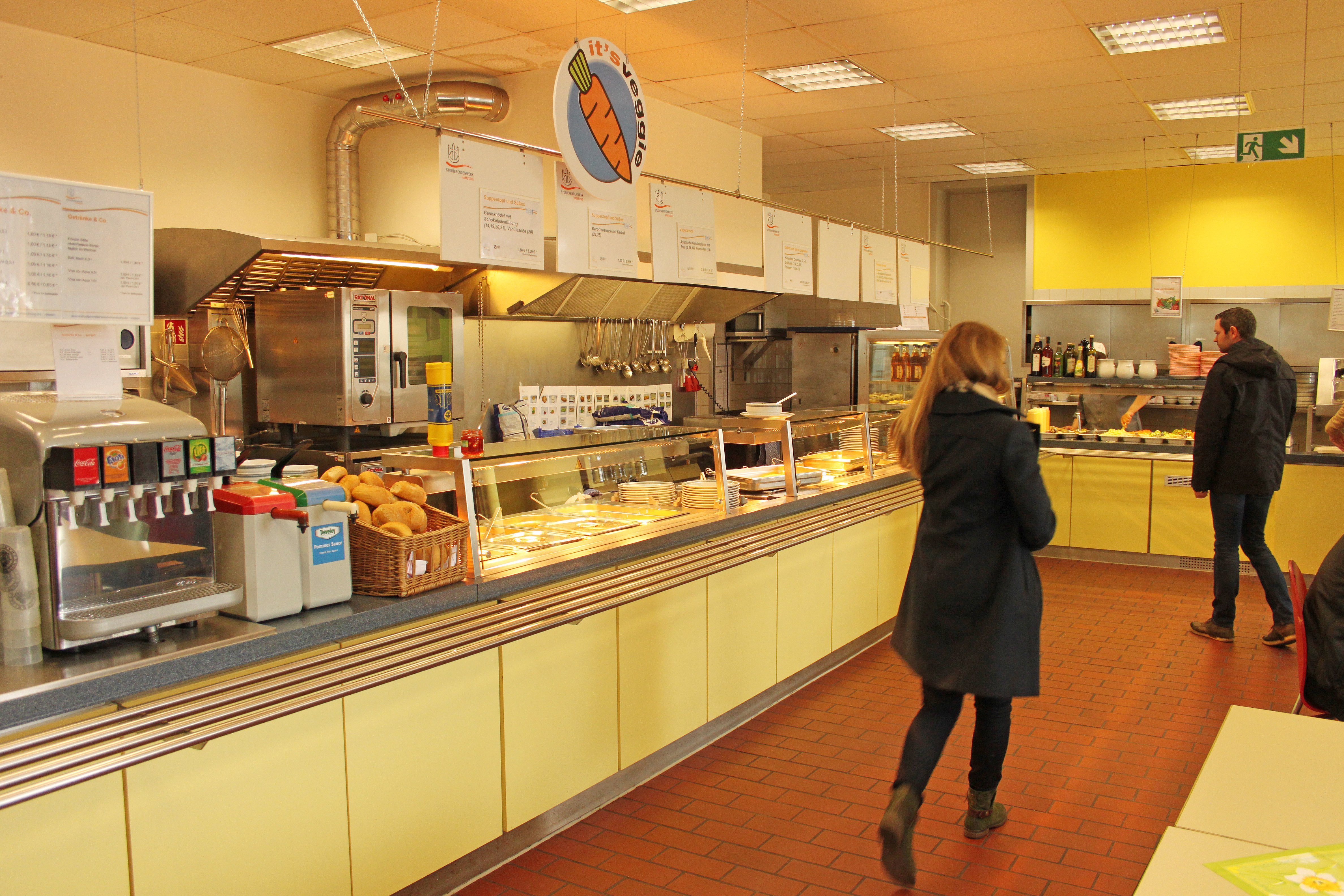 Blick in die Mensa Geomatikum