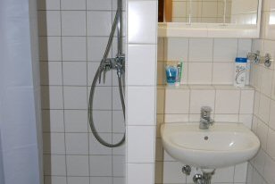 Badezimmer in der Wohnanlage Triftstraße