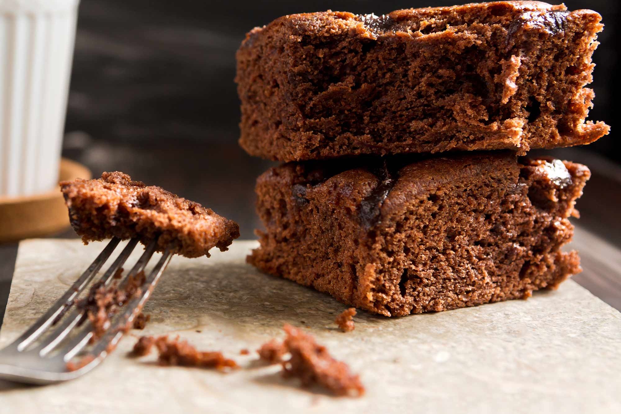 Brownies im Café Blueberry