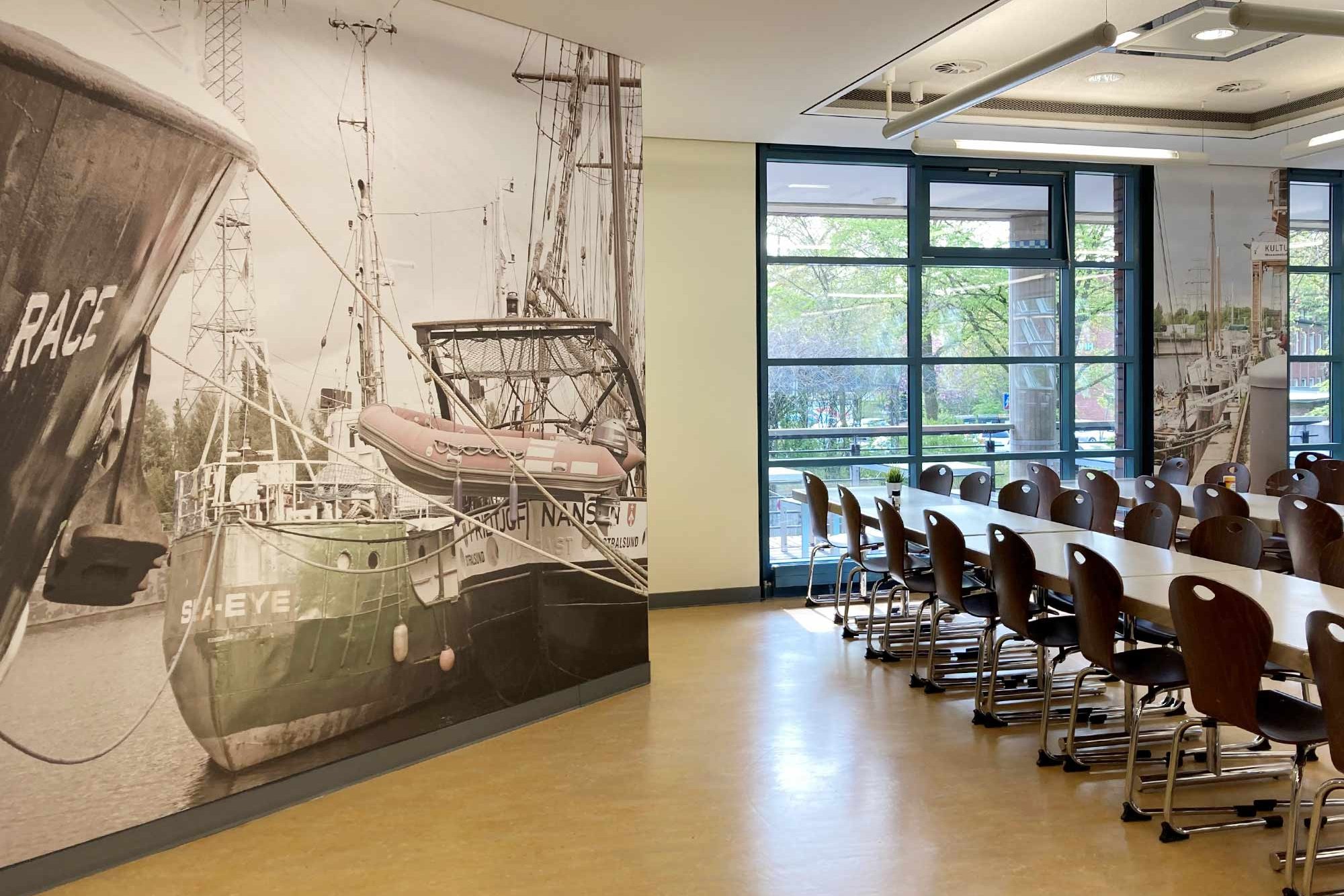 Gastraum Mensa Harburg