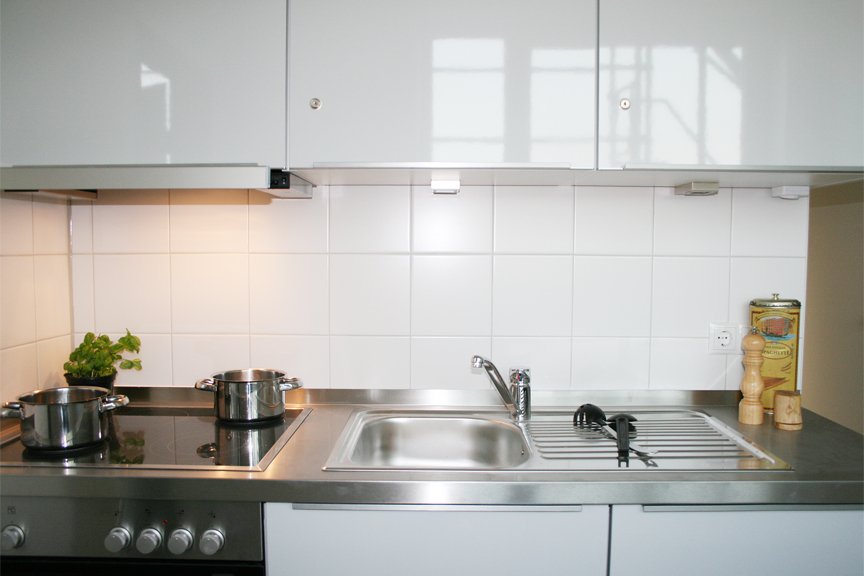 Küchenzeile in der Wohnanlage Gustav-Radbruch-Haus