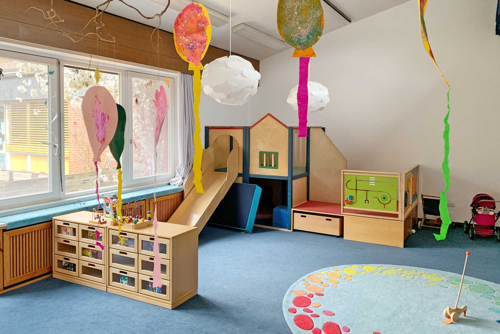 Spielzimmer in der Kita UKE